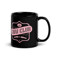 CHAI CLUB MUG (Black/Pink)